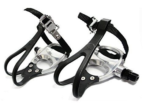 VP Metal Pedals With Cage and Straps