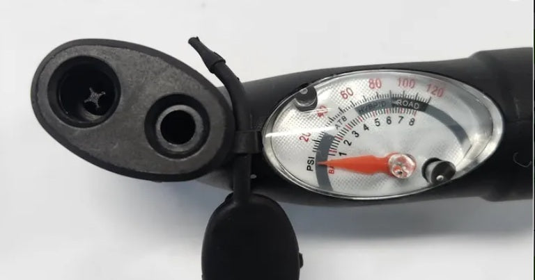 BETO mini pump with pressure gauge